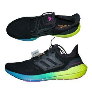 NEW Adidas UltraBoost 22 Running Shoes Mens Size 14 Black Multi Gradient GV8829